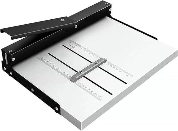 Manual Paper Creaser Creasing Machine, 350mm Commercial Grade Paper Folding Machine, Depth 0.8 mm, Desktop Metal Paper Creaser, for Book Covers, Cards, Photo Papers