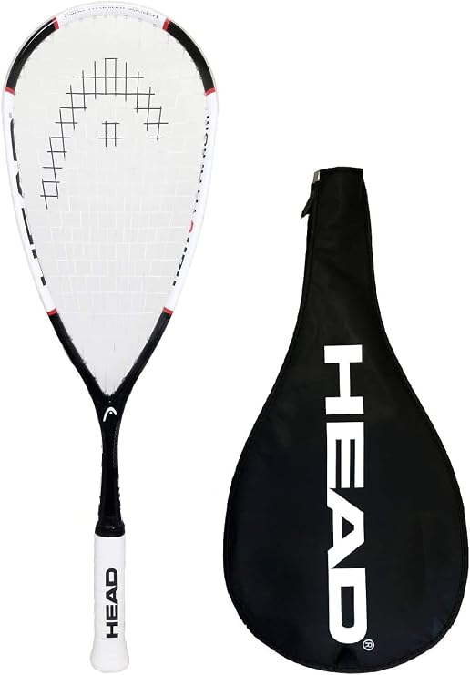 HEAD Nano Ti 115 Squash Racket, includes Protective Cover