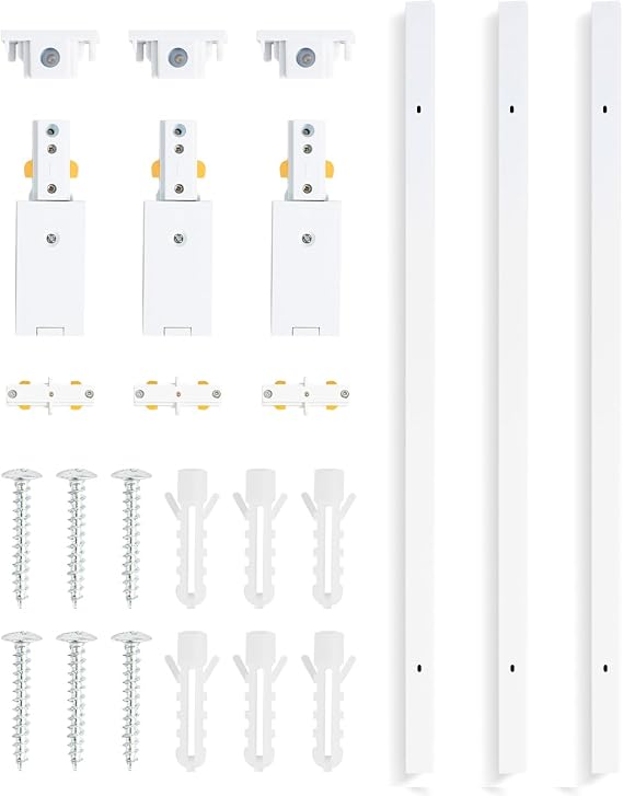 VANoopee 10FT H Track Lighting Rails Kit, White