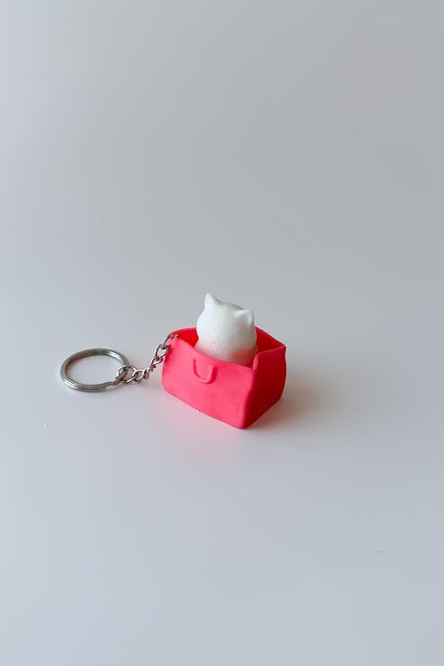 Çantada Kedi Clicker Anahtarlık