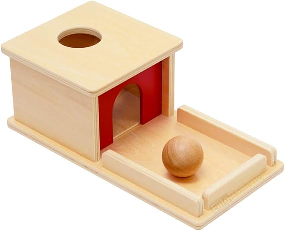 Elite Montessori Object Permanence Box with Tray and Ball