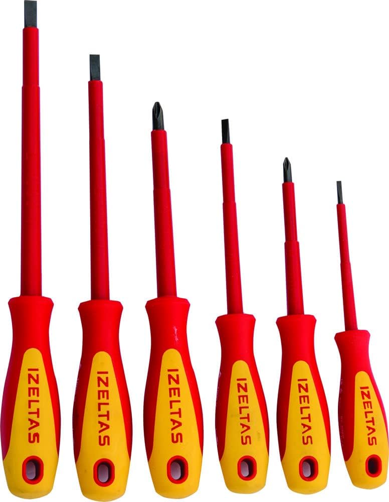 İzeltaş İzeltaş Screwdriver Set Izoleli Electrician 6 Pieces