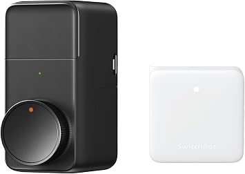 SwitchBot Smart Lock Pro with hub mini, Keyless Entry Door Lock, Smart Door Lock Front Door, Electronic Smart Deadbolt, Fits Your Existing Deadbolt in Minutes, Add SwitchBot Hub2 to Support Matter