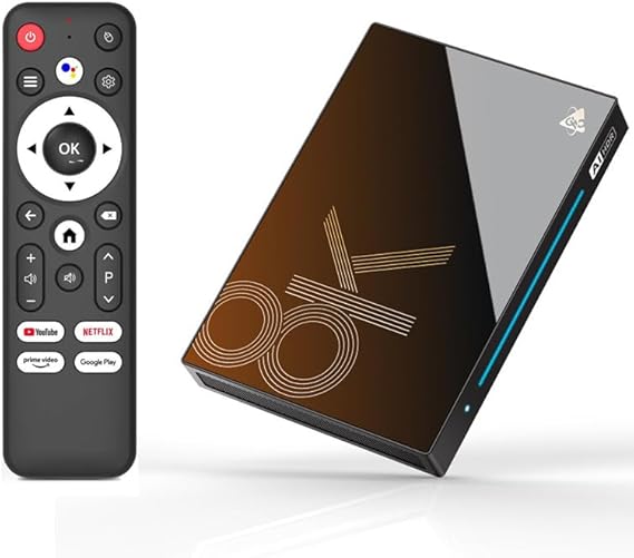 CHROX Android 14.0 TV Box, H96 Max M9S RK3576 Set-Top Box Wifi6 1000M Ethernet USB3.0 BT5.4 Support AV1 8K 30Fps 4K H.265 HDR TV Box,4GB+32GB