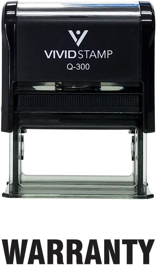 Office Self Inking Rubber Stamp (Black Ink) - Large