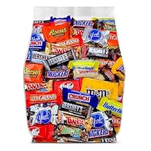 Bulk Chocolate Candy Variety Pack - 2lb Bulk Candy Individually Wrapped - Assorted Chocolate Candy for Goodie Bags, Pinatas, Party Favors, and Office Snacks - 2 Pounds