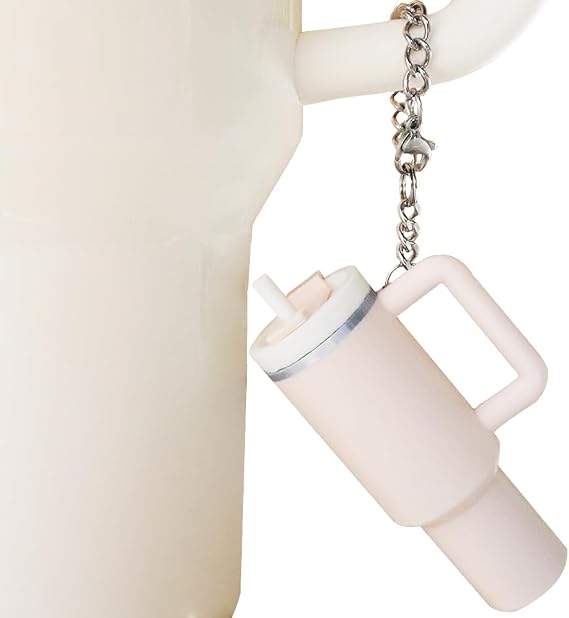 Dreamfocus Mini Cup Keychain Charms for Stanley 40 oz Tumbler Handle