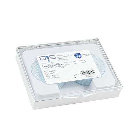 GVS Filter Technology, Filter Disc, NY Membrane, 0.45m, 47mm, 100/pk