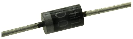 MCIGICM 100Pcs 1N4004 Rectifier Diode 1A 400V Hole DO-41