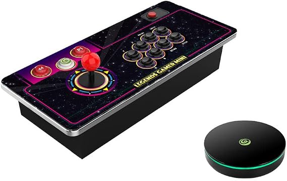 Legends Gamer Mini, Table Top Arcade Game Machine, Home Arcade, Classic Retro Video Games, 100 Licensed Arcade & Console Games, Includes Action Fighting Puzzle Sports & More, WiFi Connectivity