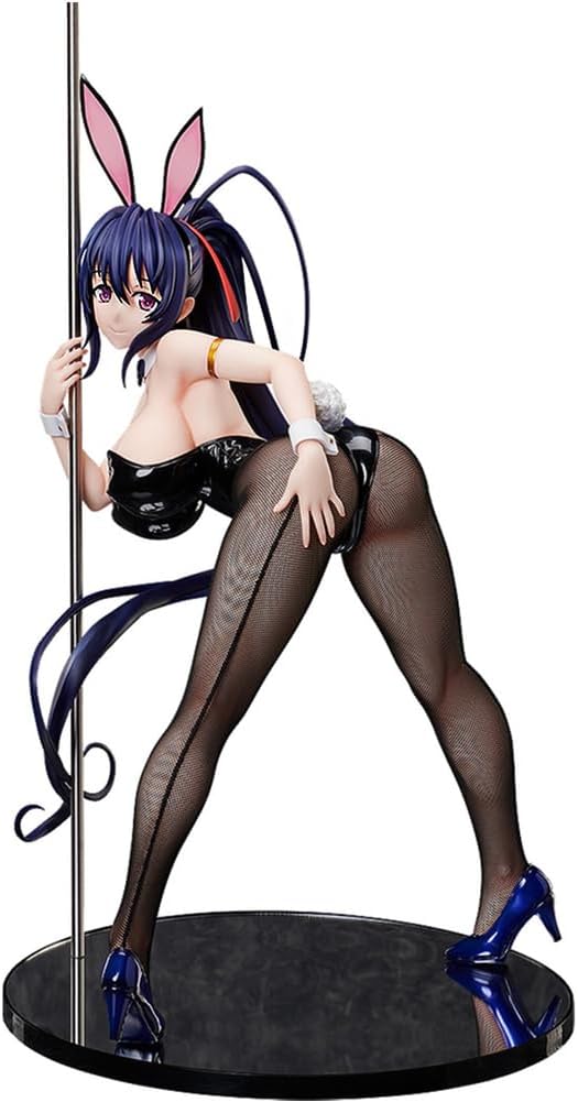 Akeno Himejima Figure Statue Anime Bunny Girl Figure 40CM PVC 1/4 Scale Sculpture Original Figurine PVC Decorations Desktop Ornaments