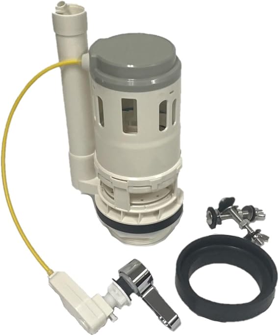 3 inch Two Piece Dual Flush Valve with Cable Controlled Flush Handle by NuFlush