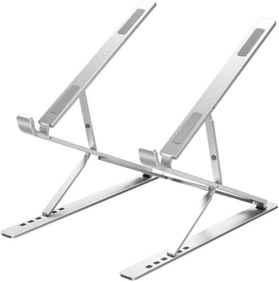 iDock N8 Two-Sided Adjustable Foldable Aluminum Laptop Stand