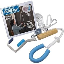RangeMaster PullEasy Shoulder Pulley with Patient GuidePhysical Therapy Shoulder Pulley Aids with Shoulder Surgery Recovery Grip-Free Hold Web Strap Door Attachment