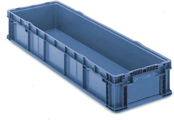 ORBIS Stakpak Plastic Long Stacking Container, 48 x 15 x 7-1/2, Blue