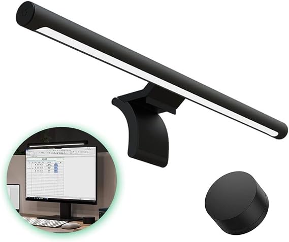 Xiaomi Mi Computer Monitor Light Bar - Wireless Control, Easy Installation, Extra Computer Lighting w/o Taking Desktop Space