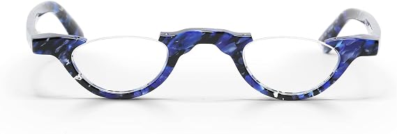 eyebobs - Topless | Premium Reading Glasses for Men and Women | Half Rim Frame | Available in 0.0x - 4.0x
