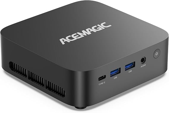 ACEMAGIC M1 Mini PC, AMD Ryzen 7 7735HS, 24GB LPDDR5, 1TB NVMe SSD, Windows 11 Pro, Radeon 680M, 2.5Gbps LAN, WiFi 6, Triple 4K Display for Office & Light Gaming