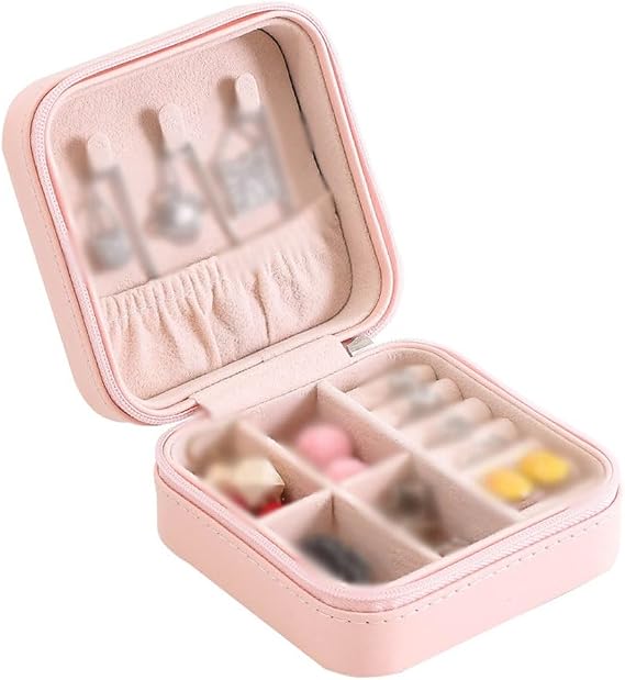 Jewelry Box Light Luxury Exquisite Jewelry Box Earrings Ring Necklace Storage Box Portable Gift Storage Box Jewelry Organizer BoxC
