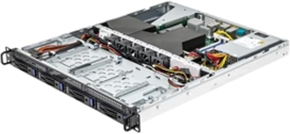 Asrock Rack 1U4LW-X570/2L2T 1U Rackmount Server Barebone AMD AM4 Ryzen PGA1331 X570 4x3.5 HDD 400W PSU 10GbE