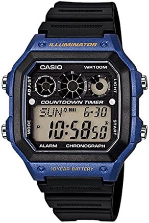 Casio AE-1300WH-2A Basic Digital Men's Watch, Black