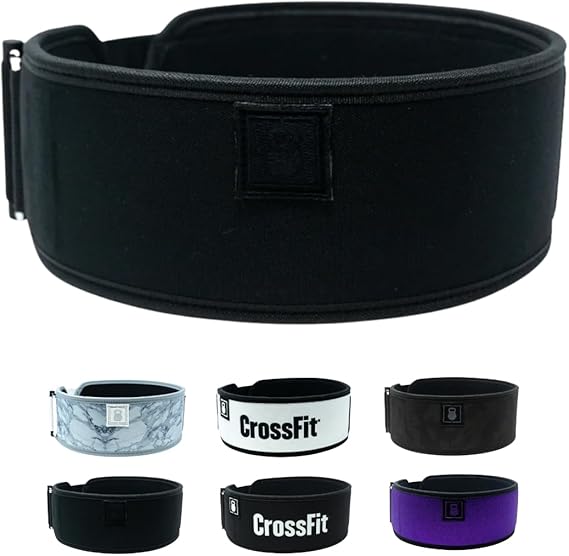 2POOD 4" Weightlifting Belt | CrossFit Weightlifting Belt | 4-inch Wide and Built for Support, Flexibility, and The Ability to Cross Train Easily