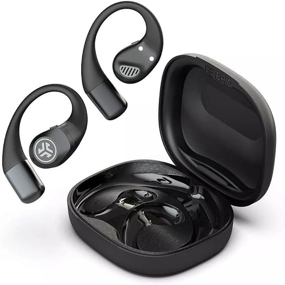 JLab Epic Open Sport Air Conduction Wireless Earbuds Black