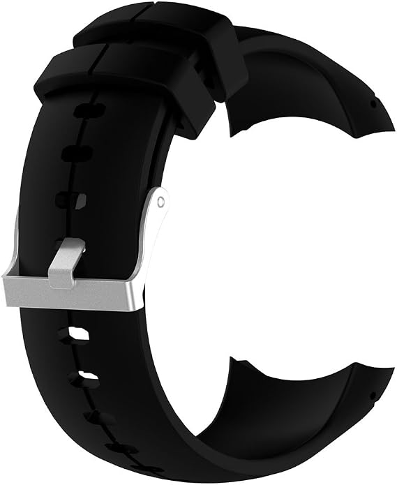 QGHXO Band for Suunto Spartan Ultra, Replacement Soft Silicone WristBand Strap with Metal Buckle for Suunto Spartan Ultra Watch