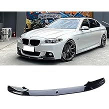 NINTE Front Lip for 2011-2016 BMW 5 Series F10 M Sport ABS Painted Gloss Black Front Bumper Spoiler Splitter 4Pcs Front Body Kit