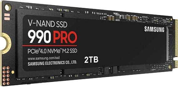Samsung 990 PRO 2TB M.2 PCIe 4.0 NVMe SSD/Solid State Drive PC/PS5