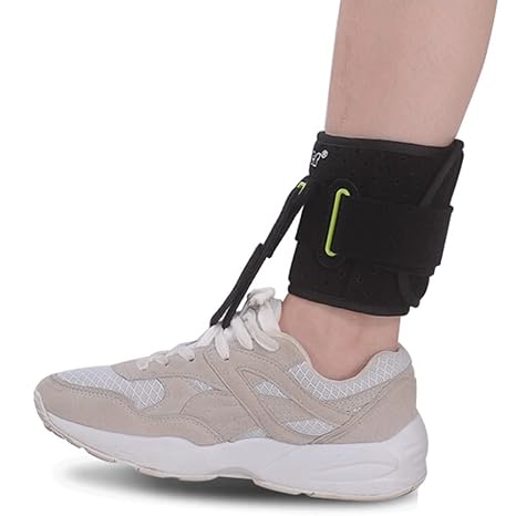 Drop Foot Support AFO AFOs Ankle Brace Strap Elevator Poliomyelitis Hemiplegia Stroke Universal Size