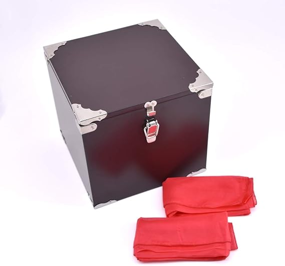 SUMAG Light & Heavy Chest - MC Magic Tricks Wooden Box Magic for Professional Magician Stage Illusions Gimmick Props Comdy Funny