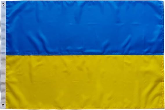 Ukraine Flag Ukrainian flag 2x3FT -(60x90cm) Sewn Stripes 210D Heavy Duty Polyester Flag Outdoors Indoors Brass Grommets