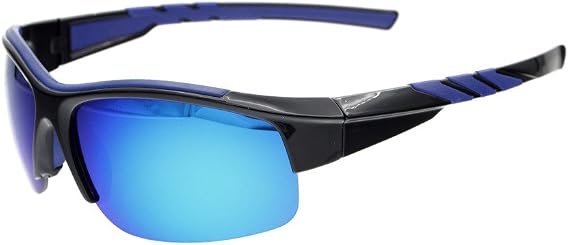 Eyekepper Polycarbonate Polarized Sport Sunglasses Half Rimless TR90 Unbreakable
