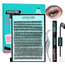 Lash Extension Kit 280PCS Eyelash Clusters 30D DIY Eyelash Extension Kit Individual Lashes Natural Lash Clusters Kit with Lash Bond and Remover, Lash Tweezers(D-Mix9-16mm Kit)