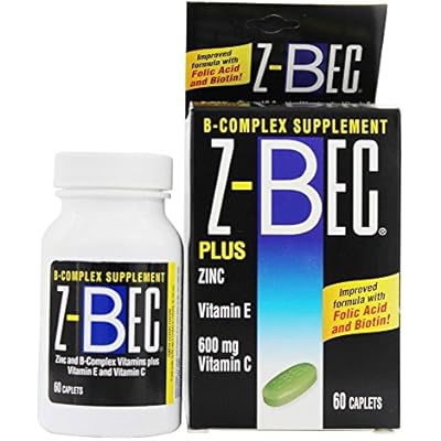 INVERNESS MEDICAL INC. Z - Bec Tablets Plus Zinc Complete B-complex Supplement Tablets - 60 Tablets