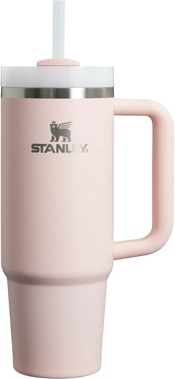 STANLEY Quencher H2.0 FlowState Stainless Steel Vacuum Insulated Tumbler with Lid and Straw for Water, Iced Tea or Coffee (Bloom, 40 oz)
