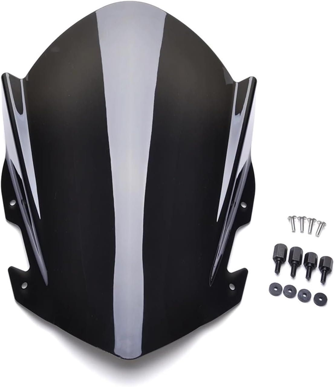 Compatible with K-TM RC 390 125 200 Windscreen Windshield Compatible with KTM RC200 RC390 RC125 2014-2018 Double Bubble Motorcycle Wind DeflectorSmoke Windshield