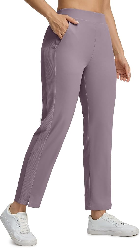 Seamaid Women's Golf Pants with Pockets Lightweight Travel Pants for Athletic Stretch UPF 50+