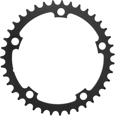 Sunrace Chainring, 39T, 130mm, Rs0, Black