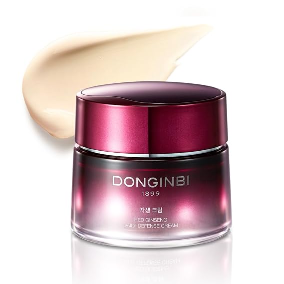 Donginbi Red Ginseng Daily Defense Cream | Korean Ginseng Cream (0.8 oz)