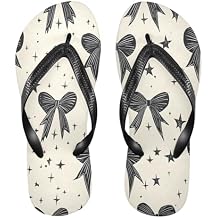 Blueangle Cool Bow Tie Flip Flop Sandal Men's and Women's Summer Sandal | Beach & Water Shoes(470)