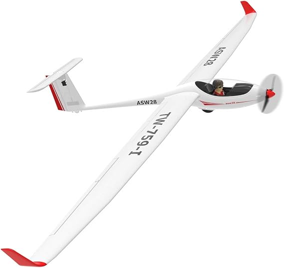 RC Glider 6 Channel | Remote Control Airplane | RTF Ready to Fly | Rc Planes for Adults, Remote Control War Plane | with 4023/850KV Brushless Moto Parkflyer Adults