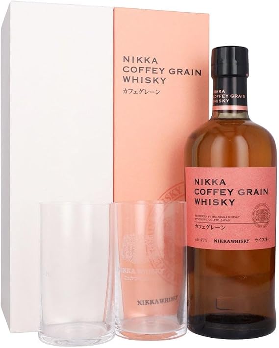 Nikka Coffey Grain 2 Glass Gift Set / 45% / 70cl