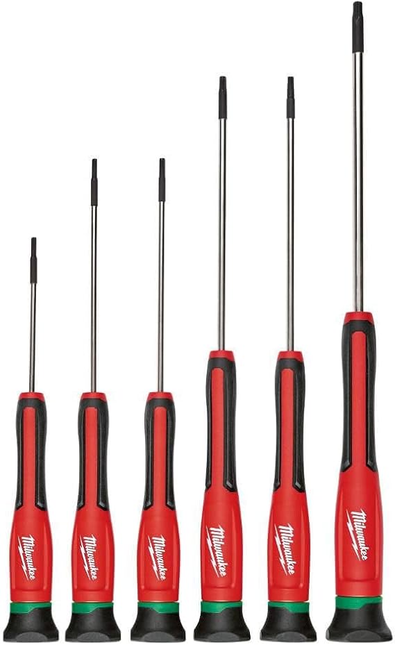 Milwaukee 48-22-2610 6-Piece Precision torx Screwdriver Set