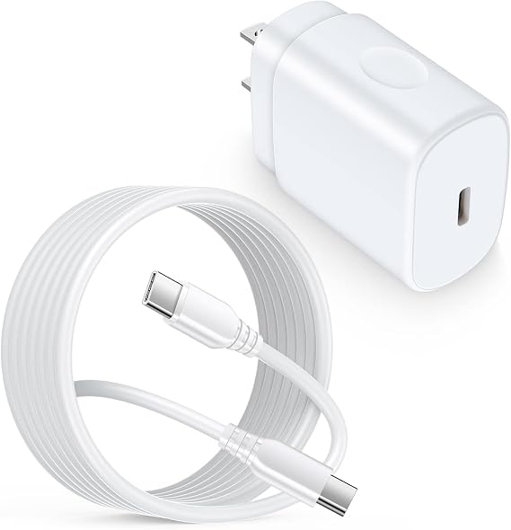 25W Super Fast Charger Type C for Samsung A17 A16 A35 A15 A54 5G,S25 Ultra | Charging Block Charger Box with 10FT Android Phone Charger USB C Cable for Galaxy S24 S23 FE A14 S22 S21 Pixel 10 9 pro 9a 8