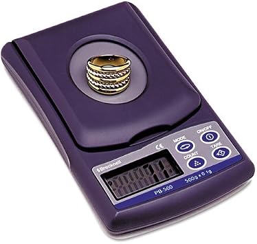 Handheld Mechanical Utility Balance Scale, 500g Capacity, 2-1/2 x 3 Platform