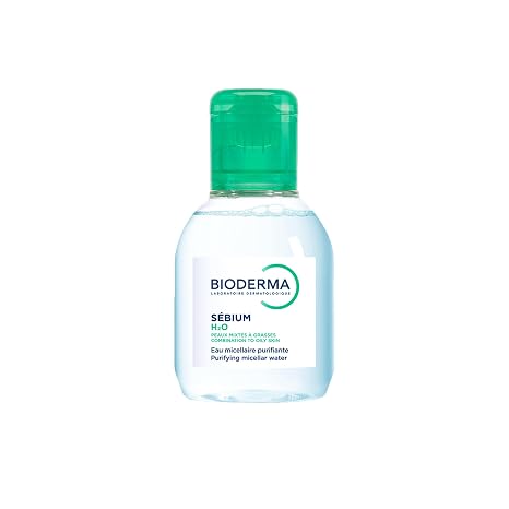 Bioderma - Sebium H2O - Micellar Water - Facial Cleanser and Makeup Remover - Face Cleanser for Combination to Oily Skin
