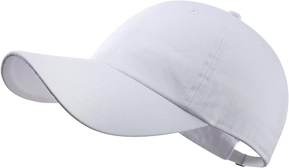 GADIEMKENSD Blank Baseball Cap Washed Cotton Unconstructed Unisex Adult