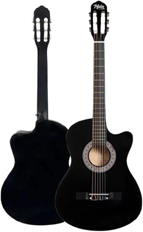 Midex CG-390BK-XBAG Siyah Klasik Gitar 4/4 Sap Ayarlı Kesik Kasa Full Set